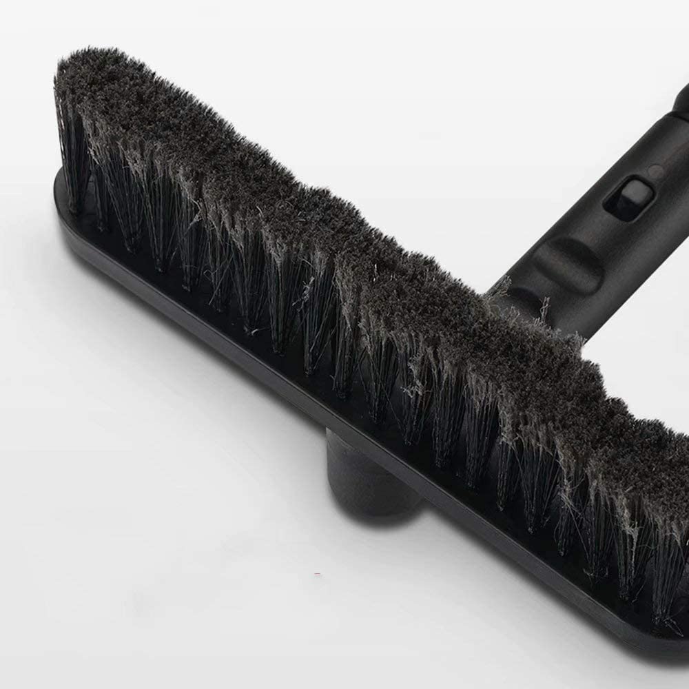 Grattoir à Glace Brosse à Neige pour Voiture 2in1 Neige Mousse grattage enlèvement Gonflable Neige Moteur Rotatif tête de Brosse