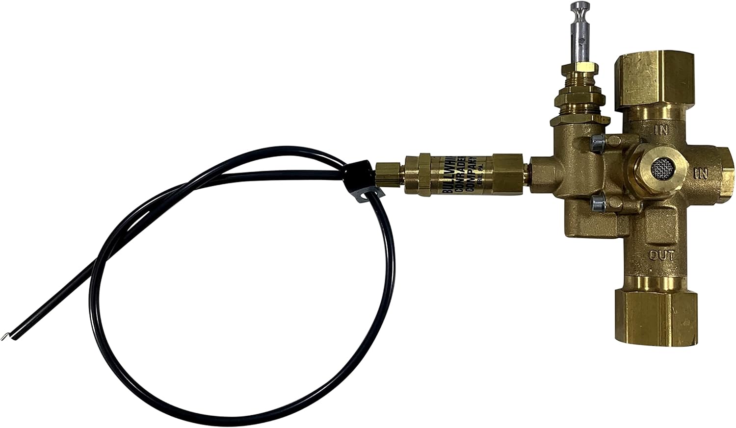 3/4" Female NPT Inlet/Outlet, Unloader Pilot Check Valve, plus Throttle Control Cable for 6.5HP MAX Gas air Compressors (140-175 PSI, Valve ONLY, Throttle Control Cable NOT Included)