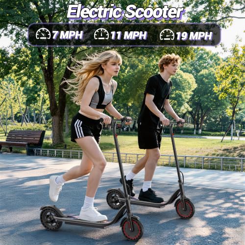 Image of Aovowheel Electric Scooter for Adults, Folding E Scooter with 250W-500W Motor 16-24 Mph Top Speed, Max 15-60Miles Long Range,Commuting Scooters with 6.5'' /8.5'' /10'' /14'' Tires, Dual Brakes