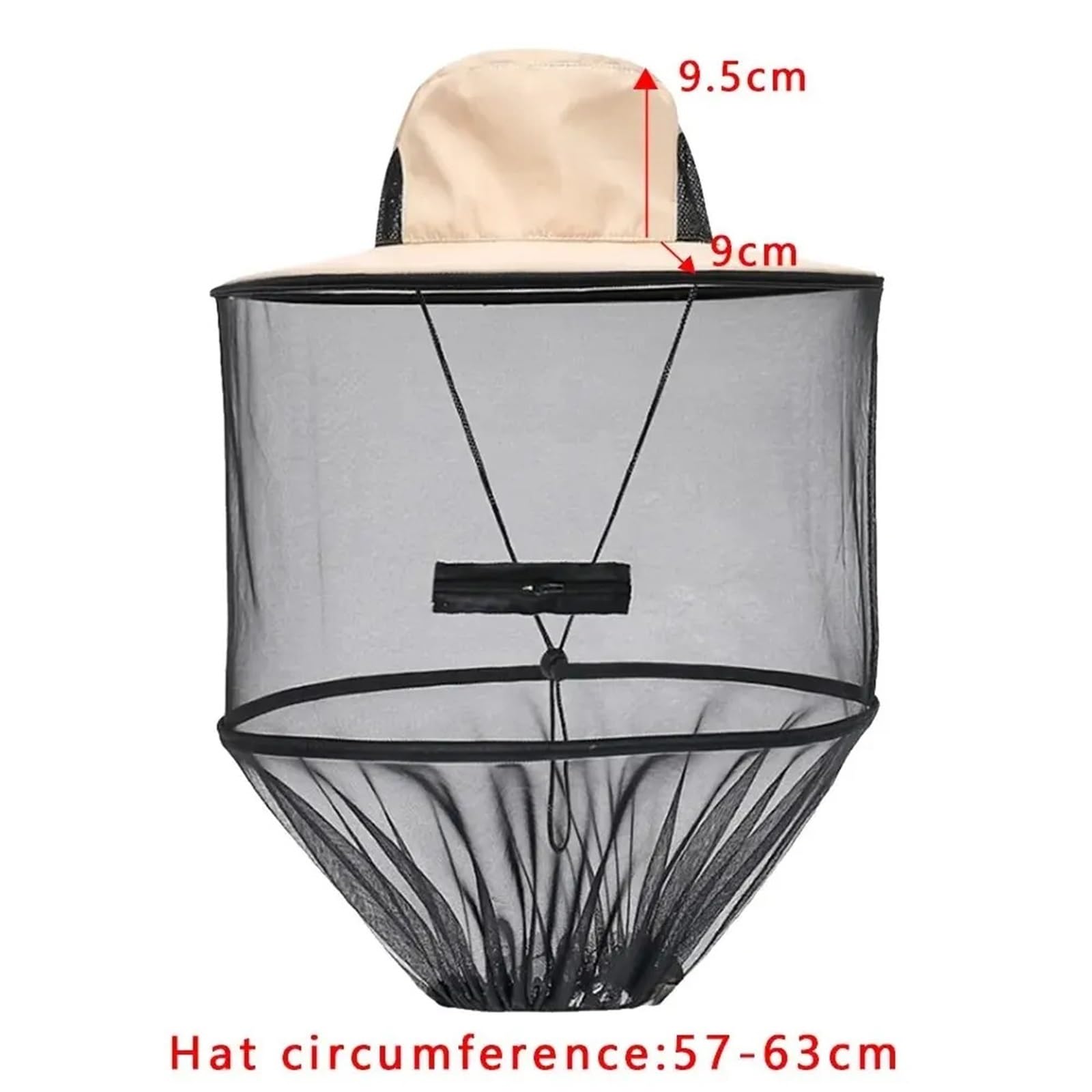 2 Stück Netzhut Angelkappen Sonnenkopf Netzkappe Gesichtskopf Halswickelschutz Reisekopfbedeckung Isolator(Gray)
