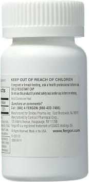 Fergon High Potency Iron Supplement, 100 Count