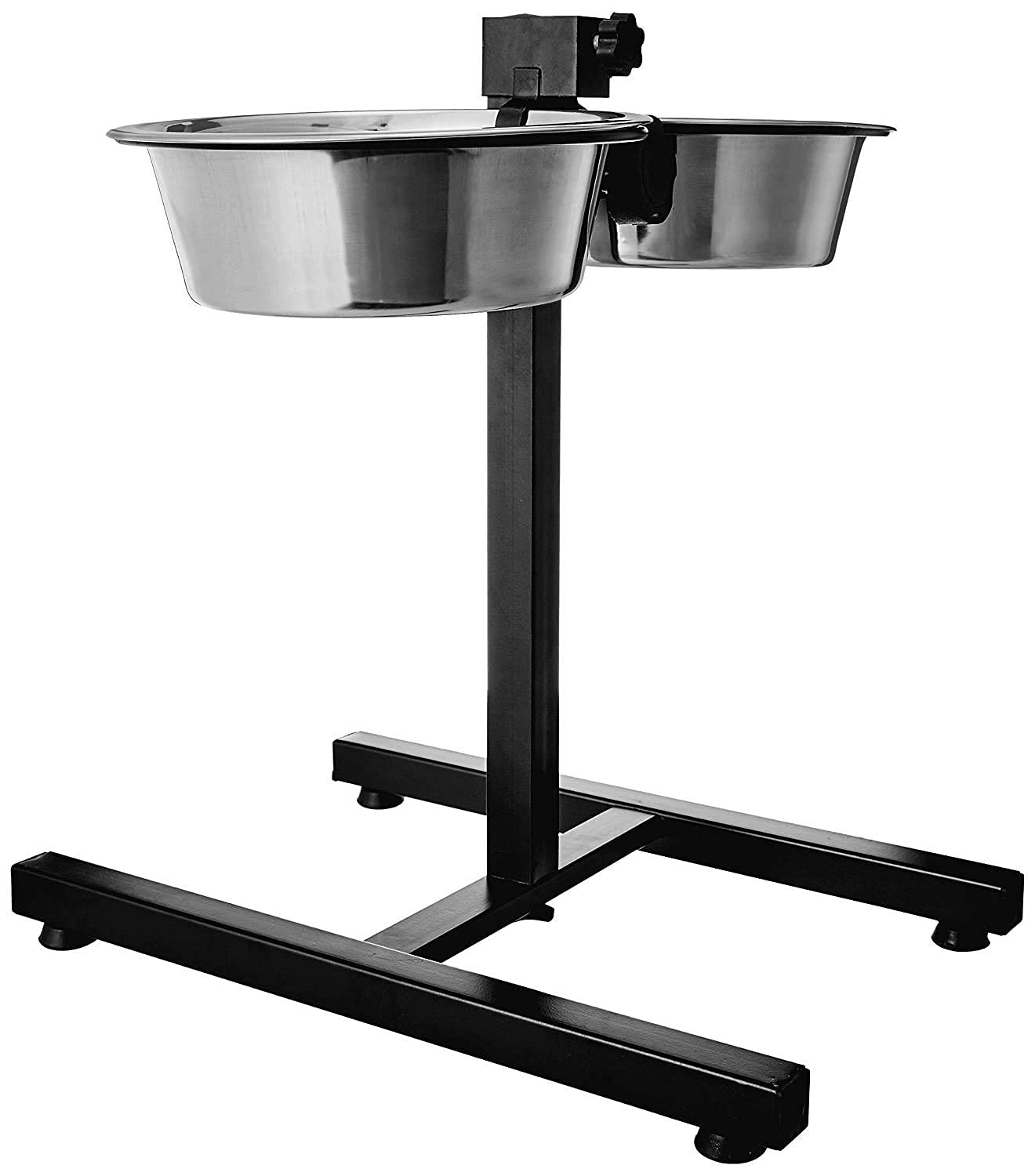 Woofy Stainless Steel Dog Bowl - Set of 2, Stainless Steel Double Diner Food Bowl Stand for Dog 2 X 1600 ML (B09J2DBKJW) Amazon Price History, Amazon Price Tracker