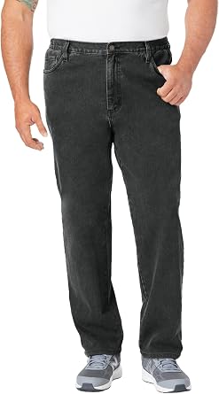 Liberty Blues Straight-Fit Stretch 5-Pocket Jeans