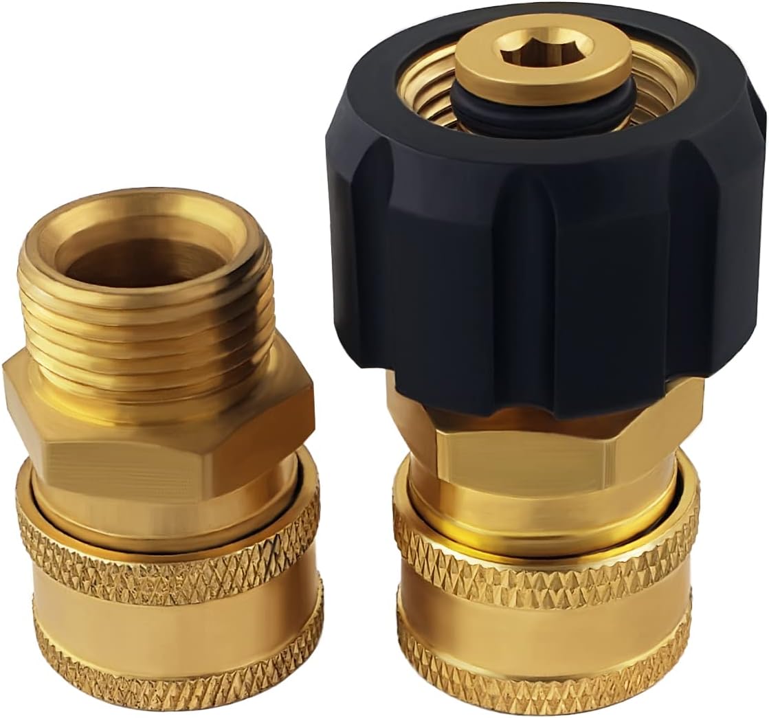 Ultimate Washer High Pressure Hose Quick Connect Kit, 4000 PSI (Female Socket to Female Socket)
