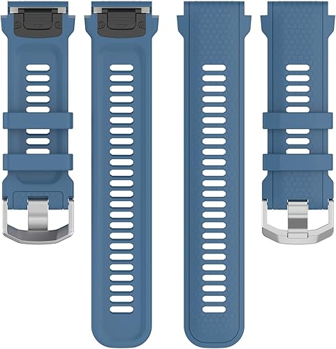 Miniatura 6 de FitTurn Paquete de 2 correas compatibles con Amazfit Falcon, 0.866 pulgadas (0.866 in) de silicona suave de fácil ajuste, correa de repuesto para