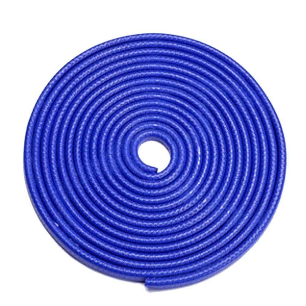 Rubber Edge Trim 1pc Rubber Anti-Collision Strip, Auto Door Edge Scratch Protector with Steel U Type Car Sealing Guard Trim(Blue,5meters)