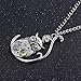 AILUOR Steampunk Gear Pendant Necklace, Punk Vintage Gothic Love Heart Owl Butterfly Bee Insect Chain Sweater Pendant Necklace Jewelry for Women (Owl)