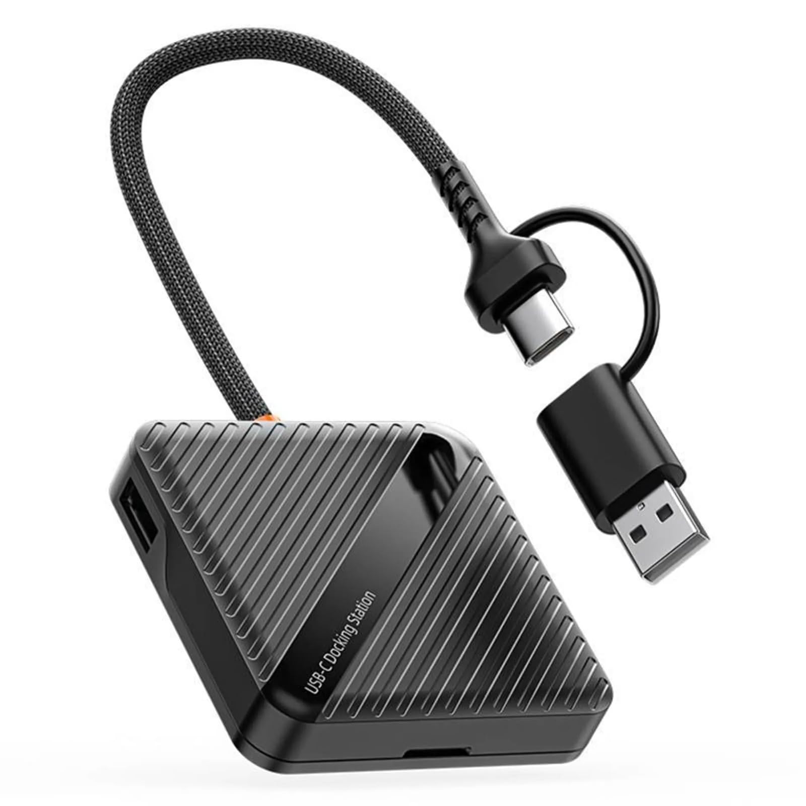 WeFly Portable USB 3.0 & Type-C Card Reader Storage Box for SD TF Cards - Black-picture-23