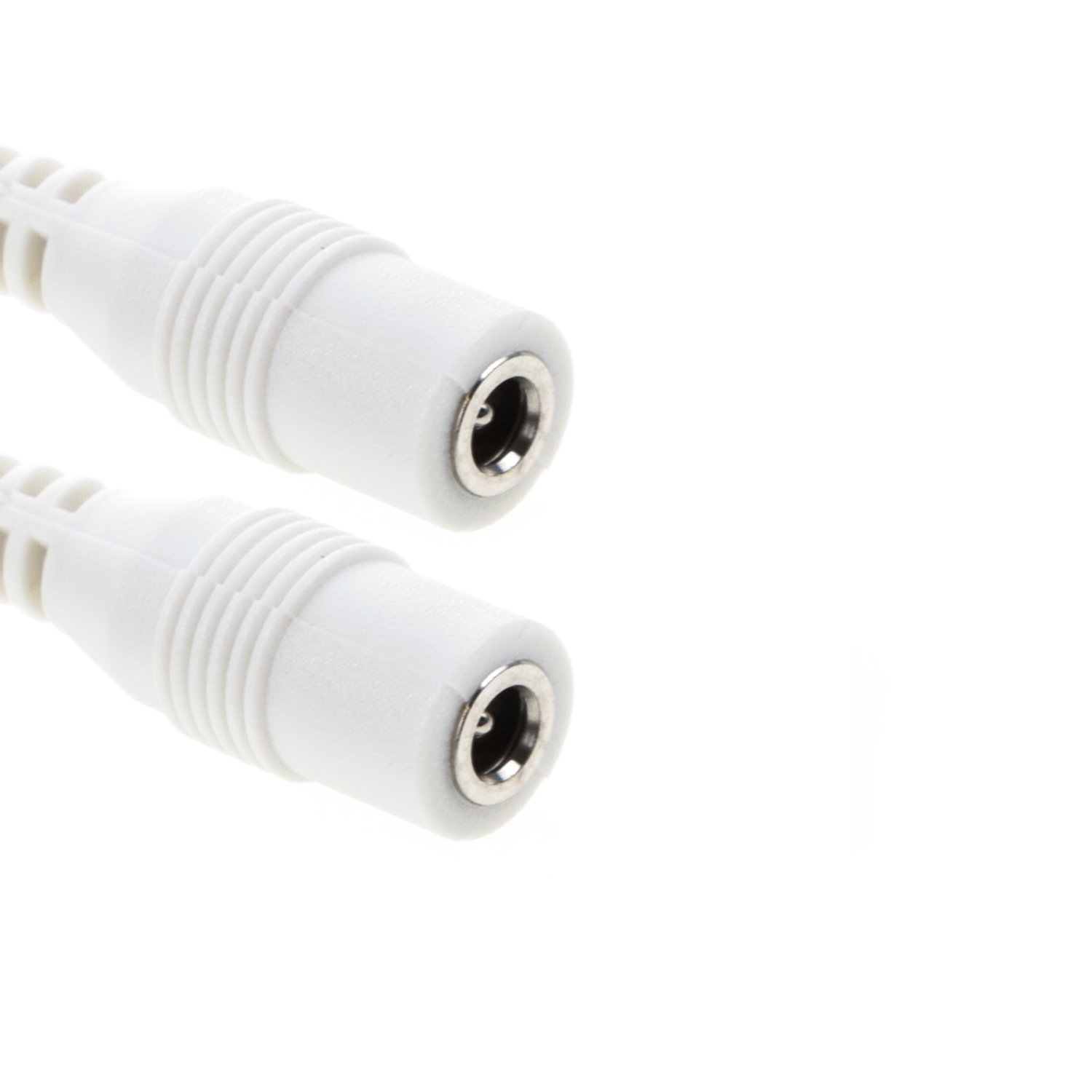 EShine Extension Cable – Male To Female 3.3ft (1m) For LED Under Cabinet Lighting, With Wire Clips, Black, 3.5mm X 1.35mm Connector