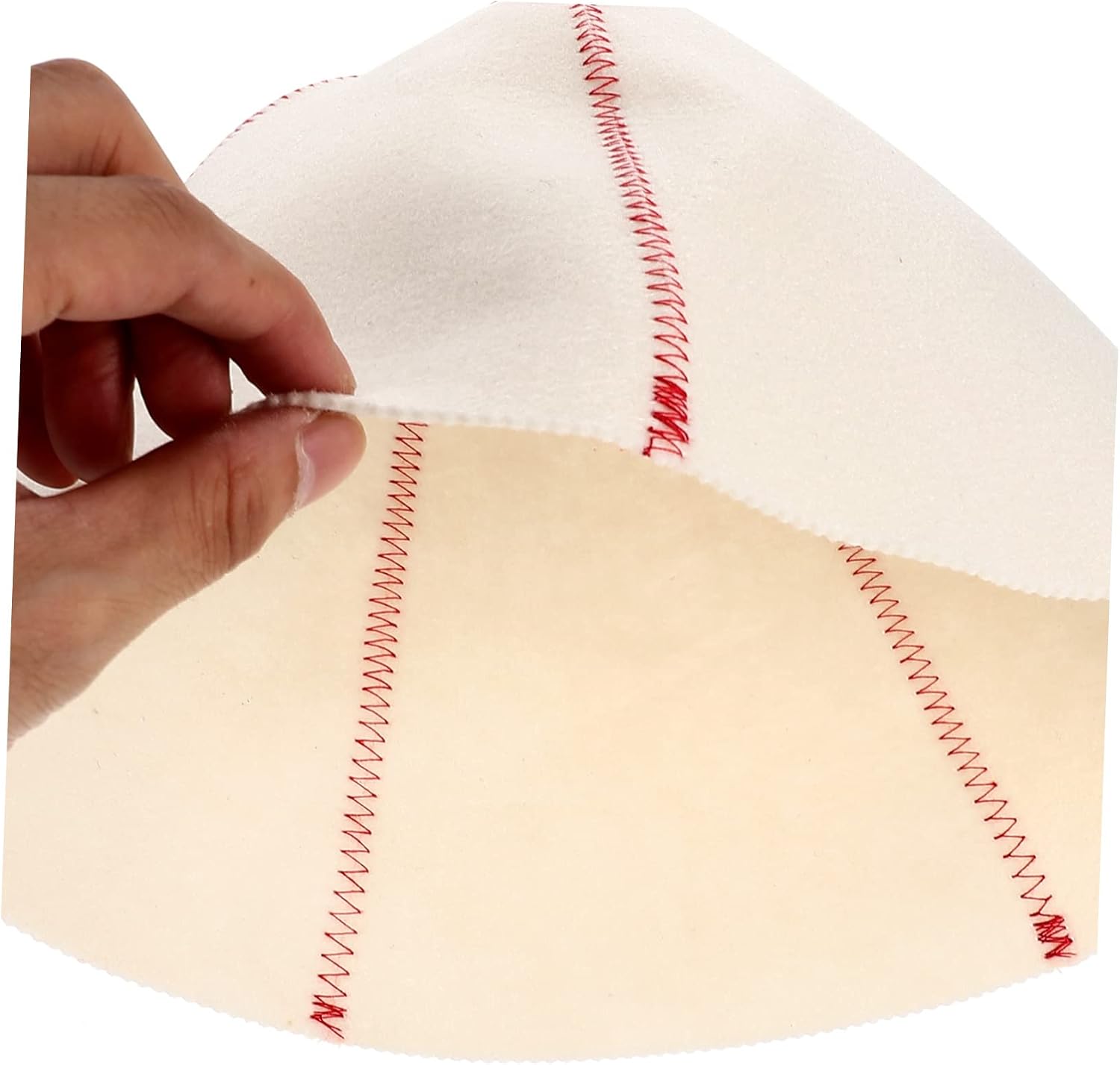 Felt Sauna Hat Set for Women Breathable Shower Cap with Cushion Thick Material for Long Hair Bath House Accessory Red and Bundle image 3