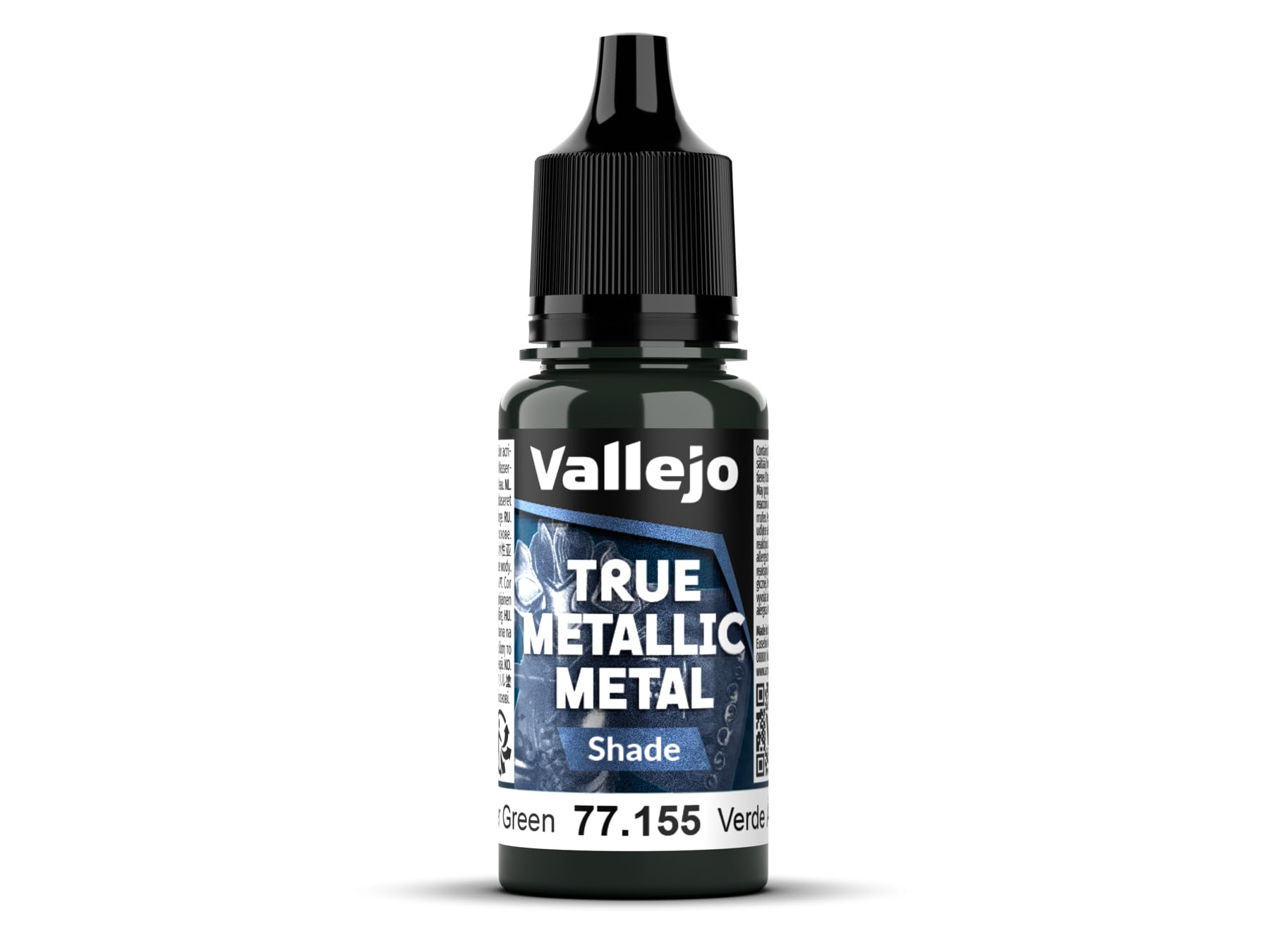 Vallejo True Metallic Metal 77155 (Shade) Amber Green (18ml)
