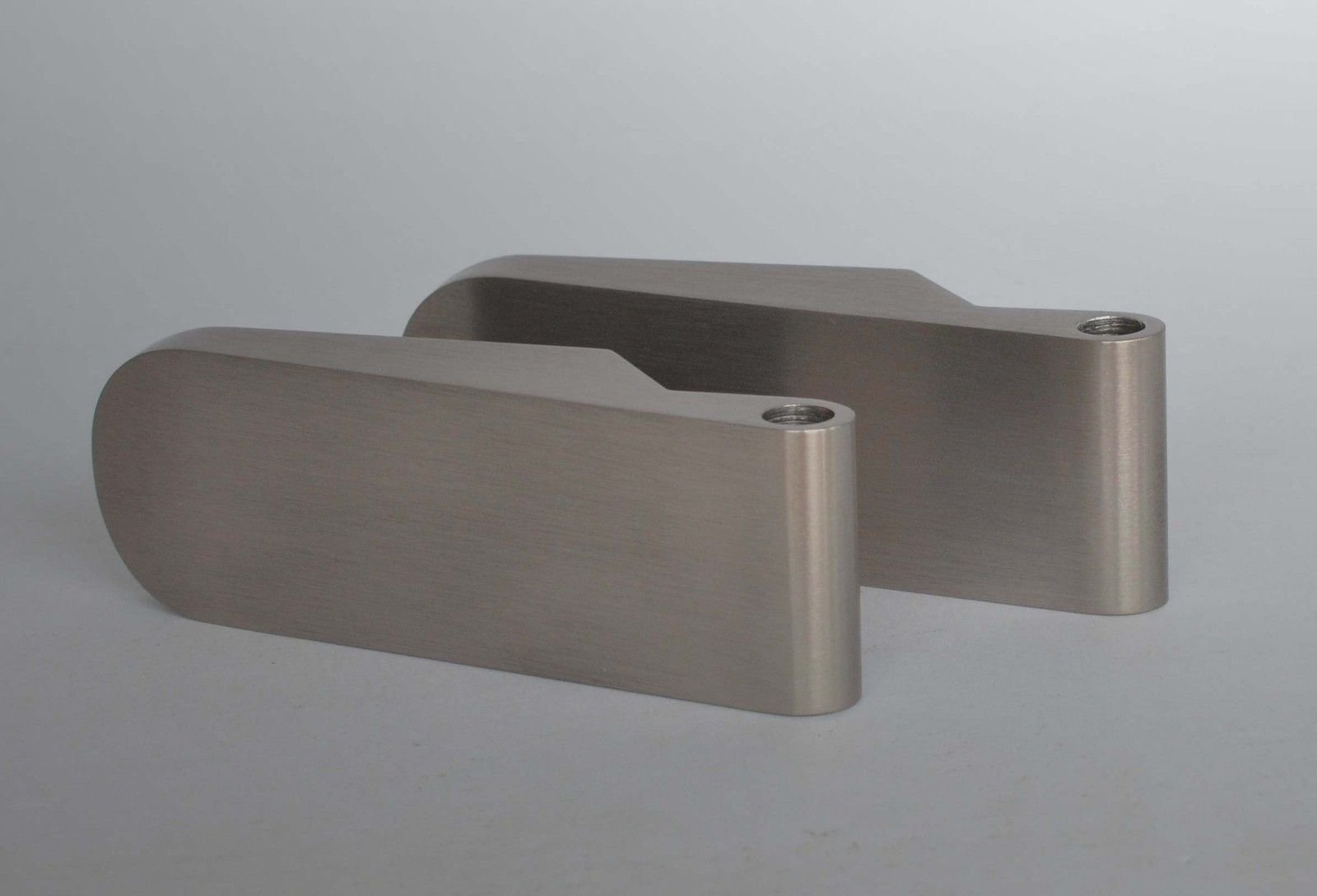 ARX: Glasdrehtür, ESG Glas 709x1972x8mm, DIN links, Siebdruck P1, mit Beschlag inkl. Aufnahme für Profilzylinder OHNE Profilzylinder
