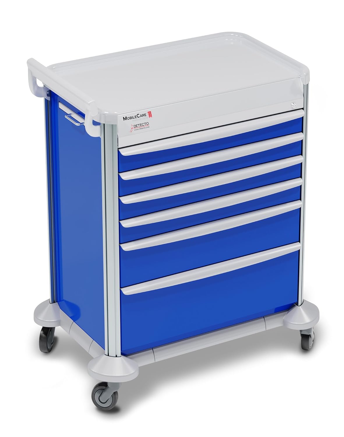 Detecto, 2022886, Mobile Care Medical Cart, Keyed Lock