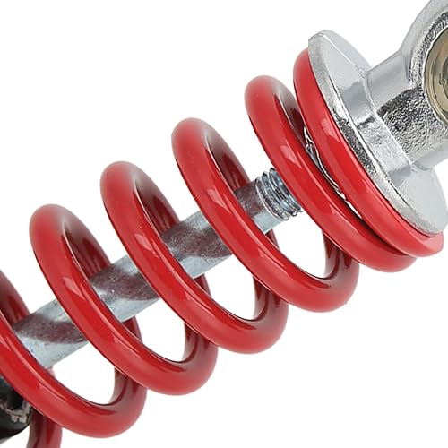 Miniatura 8 de Amortiguador de motocicleta de 9.843 in, 9.8 pulgadas, amortiguador de choque universal con resorte rojo, repuesto para Dirt Pit Bike ATV Go Kart