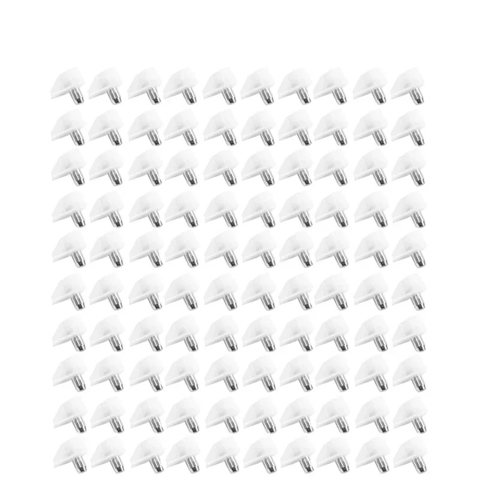 300Pcs Transparent Shelf Support Pegs Plastic Laminate Cabinet Glass Holder