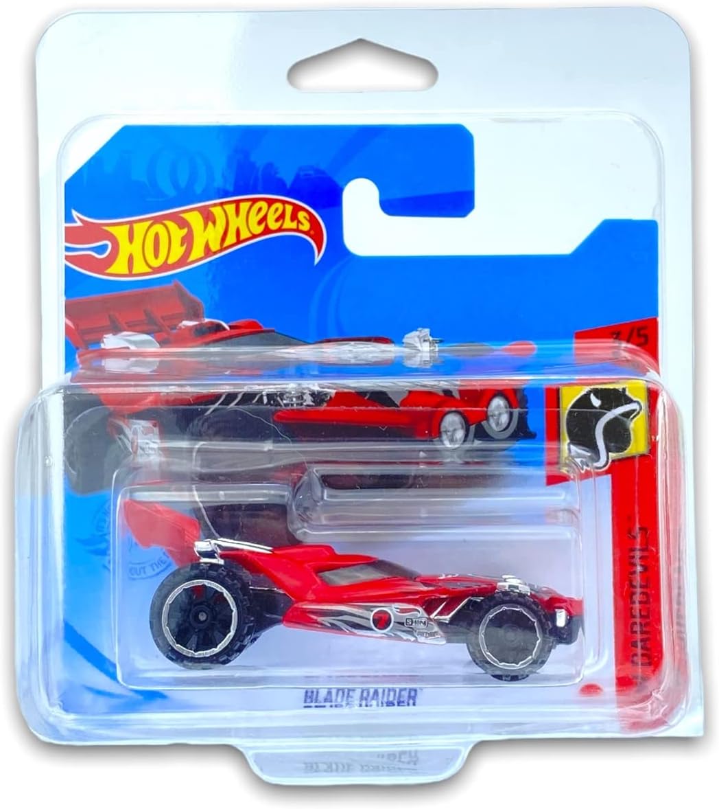 Hot WheelsBlade Raider (Red) 3/5 HW Daredevils 2021-76/250 (Short Card) *** COMES IN A KLAS CAR KEEPER PROTECTIVE COLLECTORS CASE *** GTC64