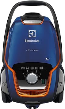 Electrolux UltraOne EUOC94DB Toz Torbalı Elektrikli Süpürge | Ultra Sessiz (66 dB) Motor, FlowMotion™ Başlık, Kolay Değiştirilebilir Filtre | 12 Metre Süpürme Yarıçapı