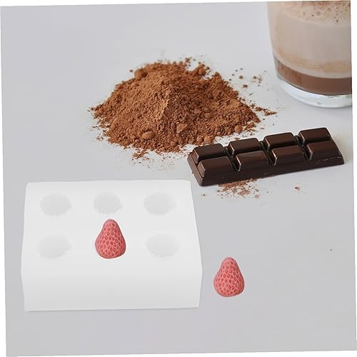 Miniatura 9 de Molde de silicona para fondant, forma de fruta de cavidad, molde para hornear para decoración de pasteles, chocolate y dulces, fácil de desmoldear