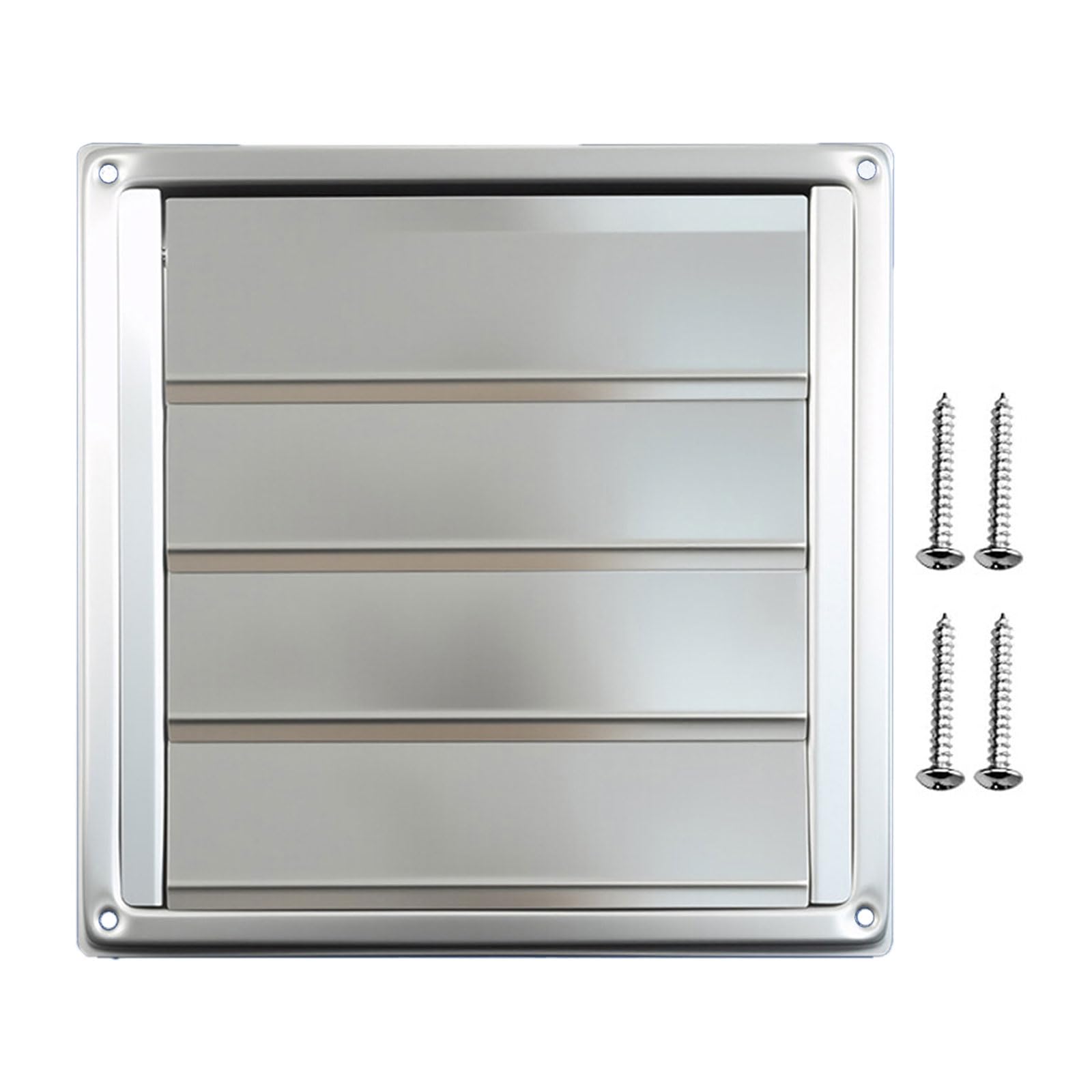 Stainless Steel Air Vent Duct Grills Replacement Ventilation Grille Ventilation Cover Air Outlet External Wall Rain Cap Stainless Steel Vent Duct Grills