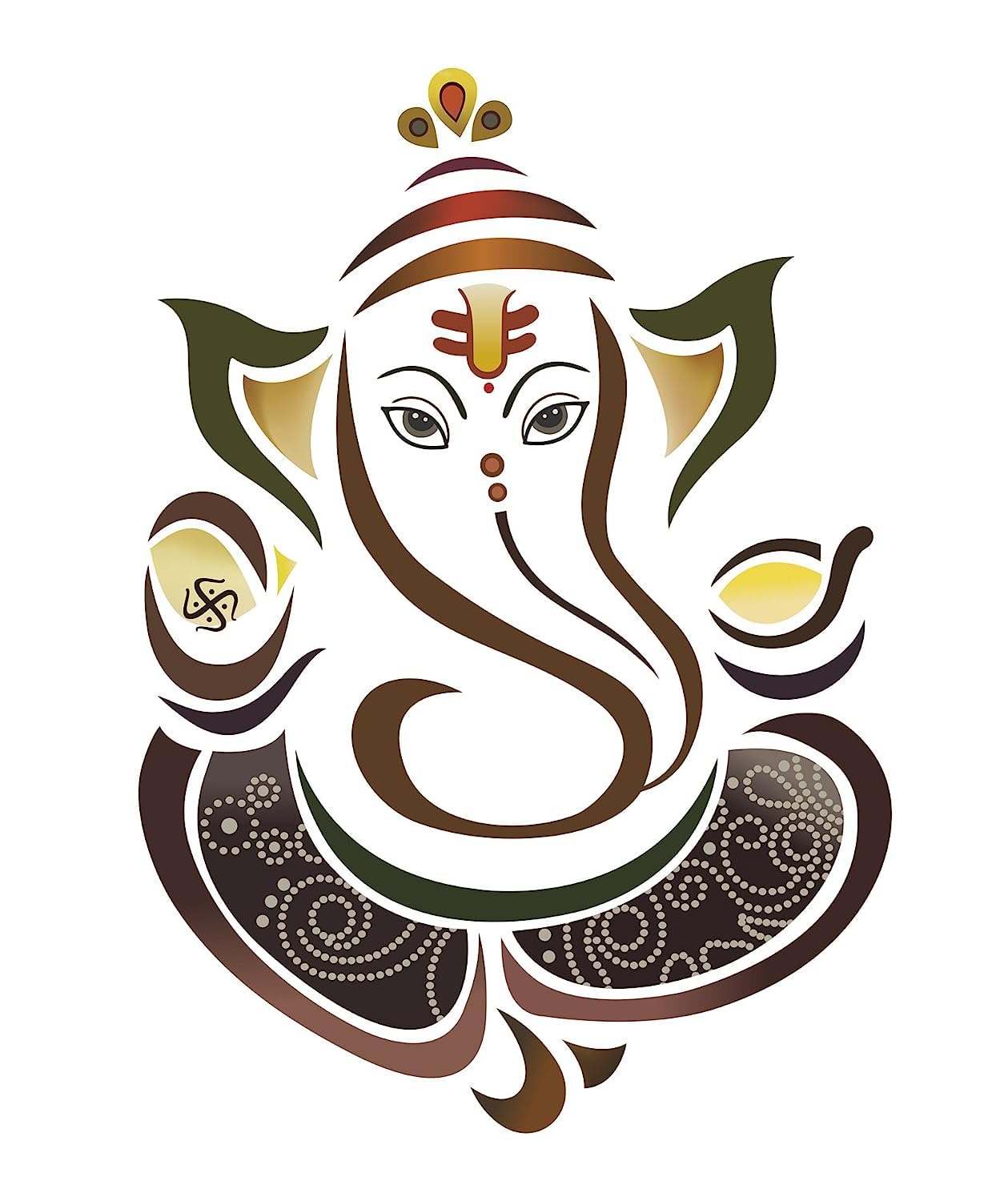 Sky Flying Shri Ganesh Ji God Wall Sticker for Bedroom, Office, Living Room (Multicolor, Size - 60 Cm X 60 Cm) (B0CDC9H3X2) Amazon Price History, Amazon Price Tracker