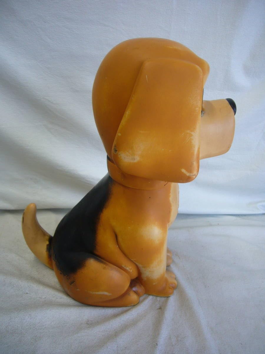 ◇中外製薬◇ビーグル犬のロンちゃん！！高約36cm×幅約16cm ソフビ