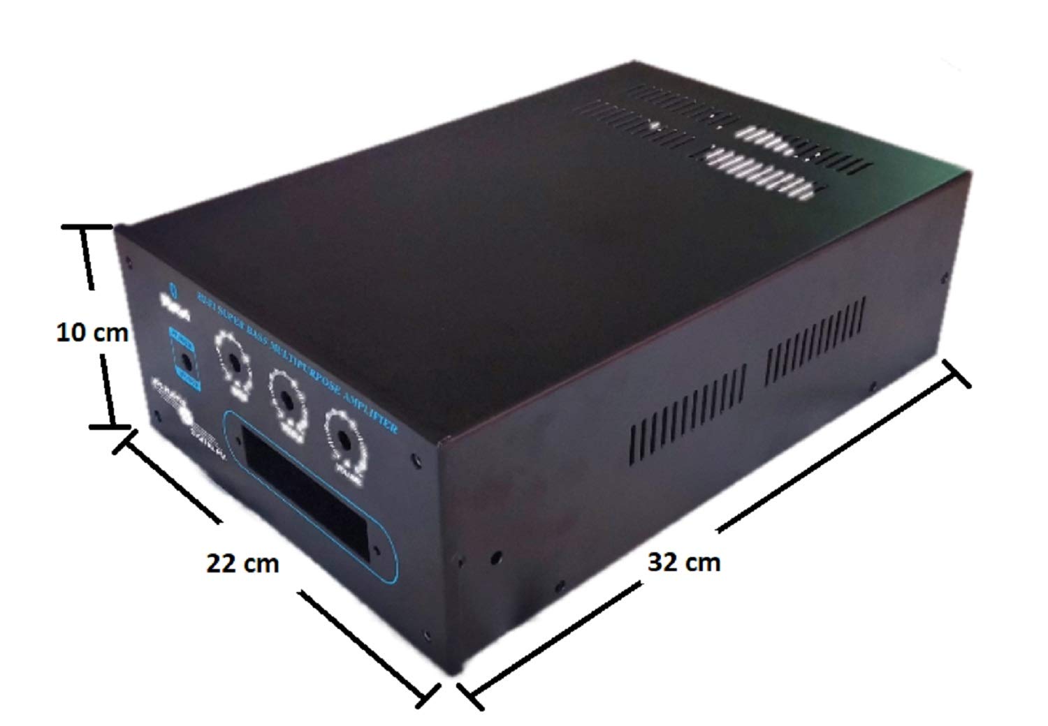 Quality Cabinet Body for mosfet Amplifier Board Box Enclosure Chassis Black Color Cabinet with All Screw Bolt - Image 2 thumbnail