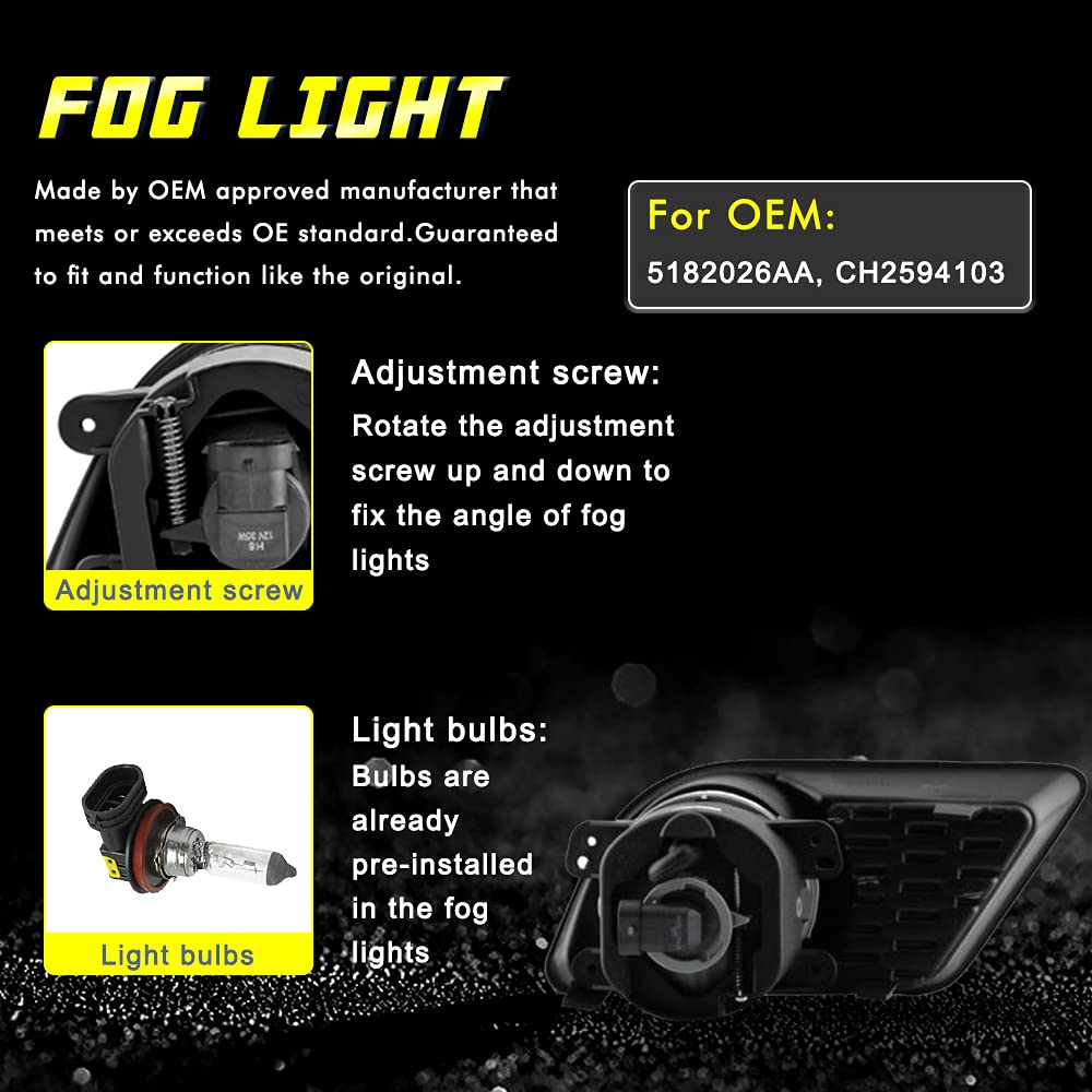 Amazon.com: TOPSCOPE Fog Lights Compatible with 2011 2012 2013 2014 Dodge Charger Fog Lamps with Wiring Harness H10 12V 42W Halogen Bulbs Clear Lens : Automotive Amazon.com: TOPSCOPE Fog Lights Compatible with 2011 2012 2013 2014 Dodge Charger Fog Lamps with Wiring Harness H10 12V 42W Halogen Bulbs Clear Lens : Automotive