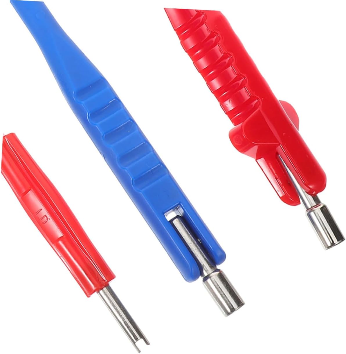 6pcs Valve Core Wrench Tool Stem Puller Tire Valve Stem Removal Tool Auto Installer