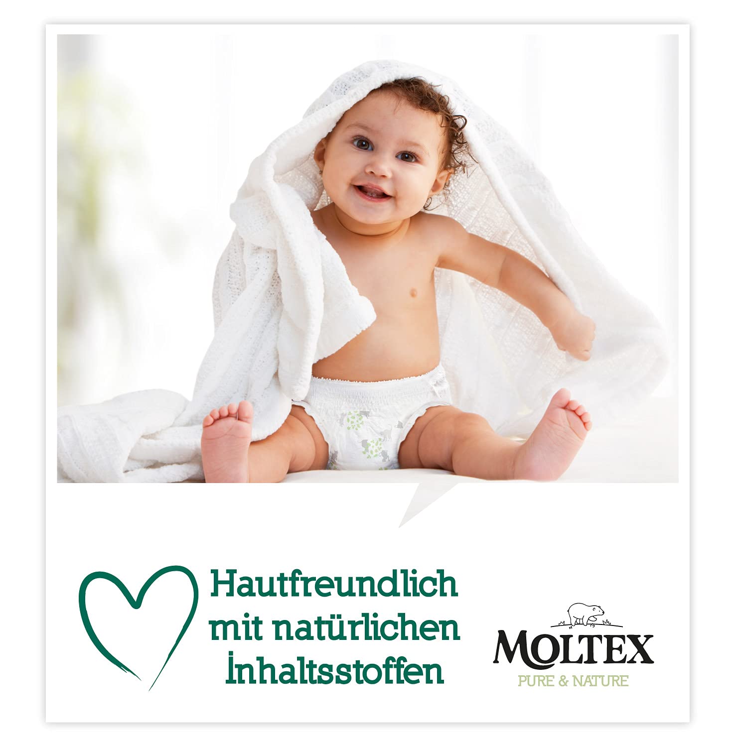 Moltex Pure & Nature Pants Ecologici Taglia 5 (9-14 kg) - 80 Pants (4 Sacchetti da 20 pezzi)