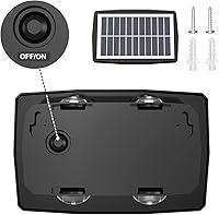 Vista 5 de Luz solar de pared para exteriores, luces de pared arriba y abajo, luces de pared para exteriores, carcasa de aluminio para patio, terraza, jardín