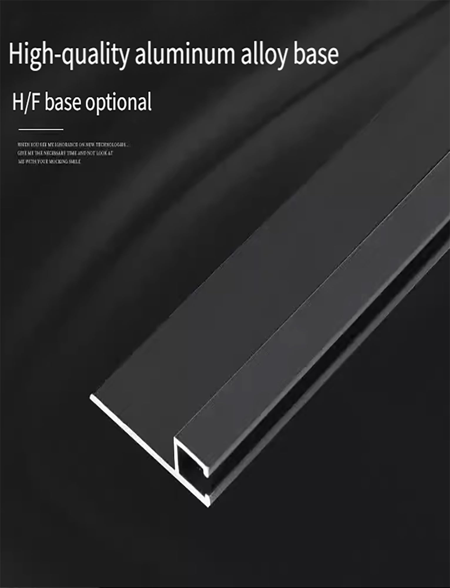 Burlete de puerta de aluminio de 39,37 pulgadas con cepillo, tira de sellado que retiene el agua for huecos, cepillo de sellado inferior de puerta de grado industrial, burlete de puerta(25cm)