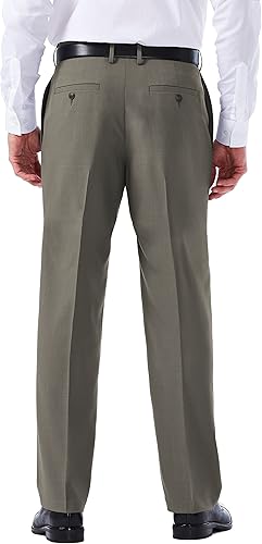 Miniatura 3 de Haggar ECLO Repreve Stria - Pantalón de vestir con frente plano para hombre