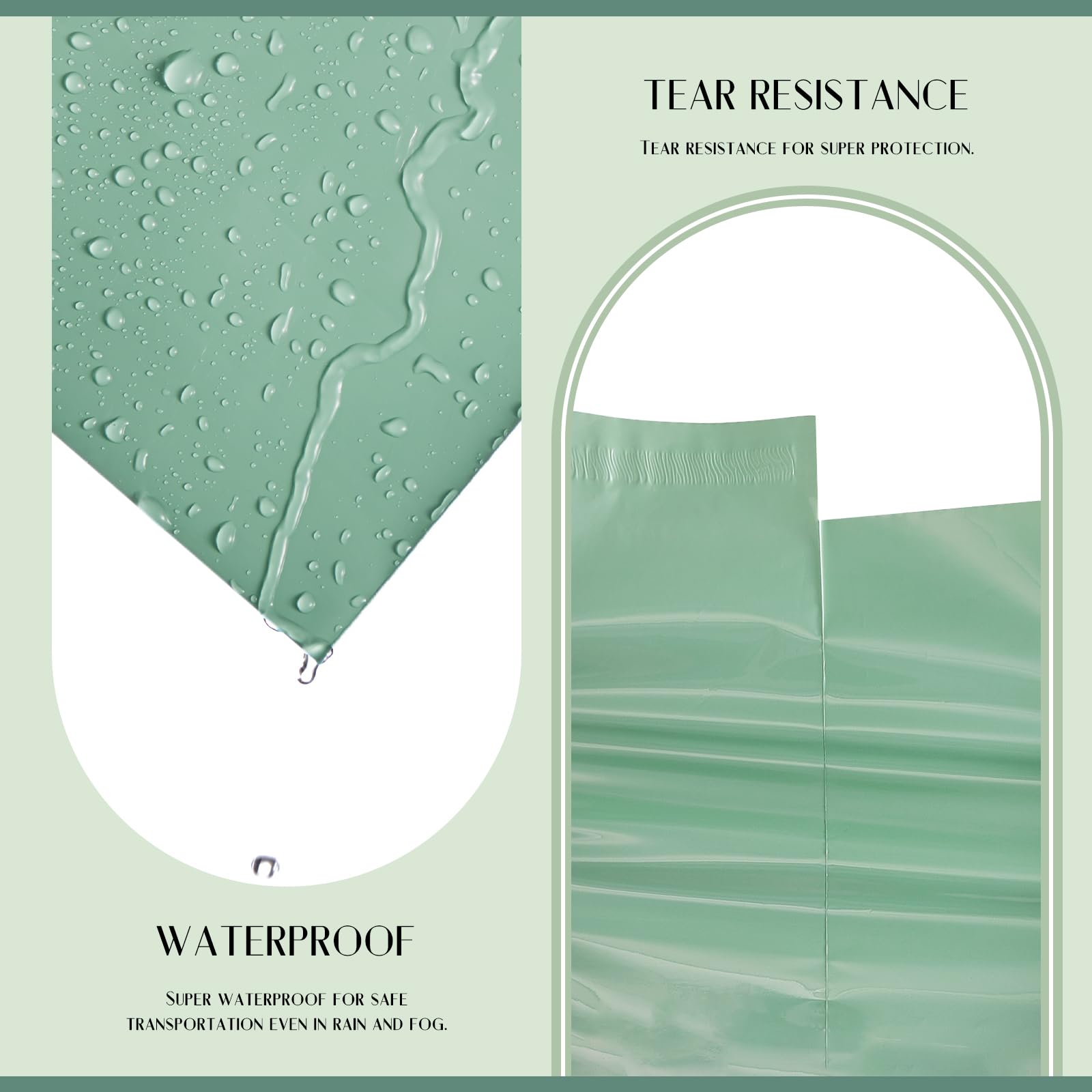 Metronic Poly Mailers 24 x 24 100 szt., duże torby wysyłkowe na odzież, mocne samoprzylepne torby pocztowe dla małych firm, koperty wysyłkowe, odporne na rozdarcie torby do pakowania w kolorze szarego