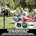 Shark FlexBreeze Fan - Indoor & outdoor oscillating fan, pedestal & tabletop, corded & cordless portable fan with outdoor InstaCool misting attachment - FA222