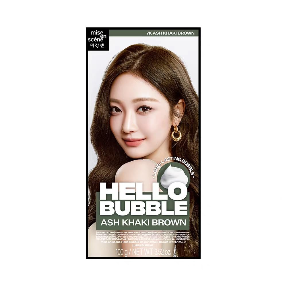 Hello Bubble Hair Color, Color Dyeing Kit (7K)