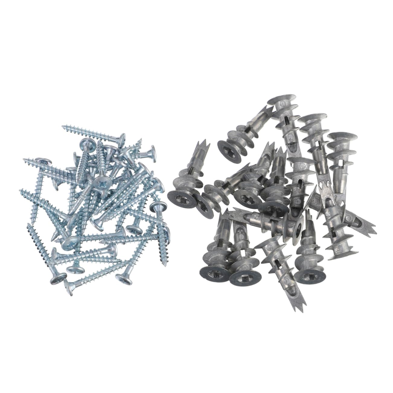 Alipis Trockenbauanker und Einfacher Montage aus Zinklegierung 200 Stück mit Starker Expansionskraft zur Sicheren Befestigung für Gipskartonplatten von Spiegeln und Regalen