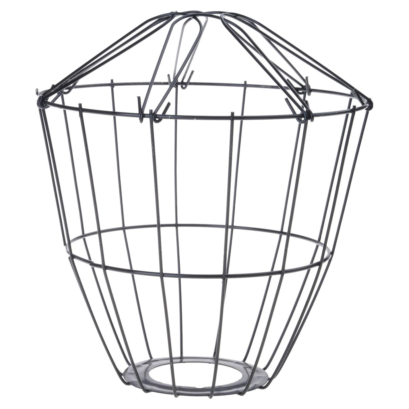 Retro Industrial Metal Bulb Cage Cover for Hanging Lights Iron Wire Protector Home & Commercial Fixtures Retro Bulb Guard Cage