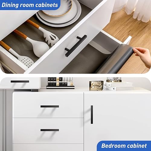 Miniatura 4 de GOLDENTIMEHARDWARE Paquete de 50 manijas de gabinete de 3 pulgadas, manijas negras para cajones de cocina, manijas de gabinete de cocina, acabado