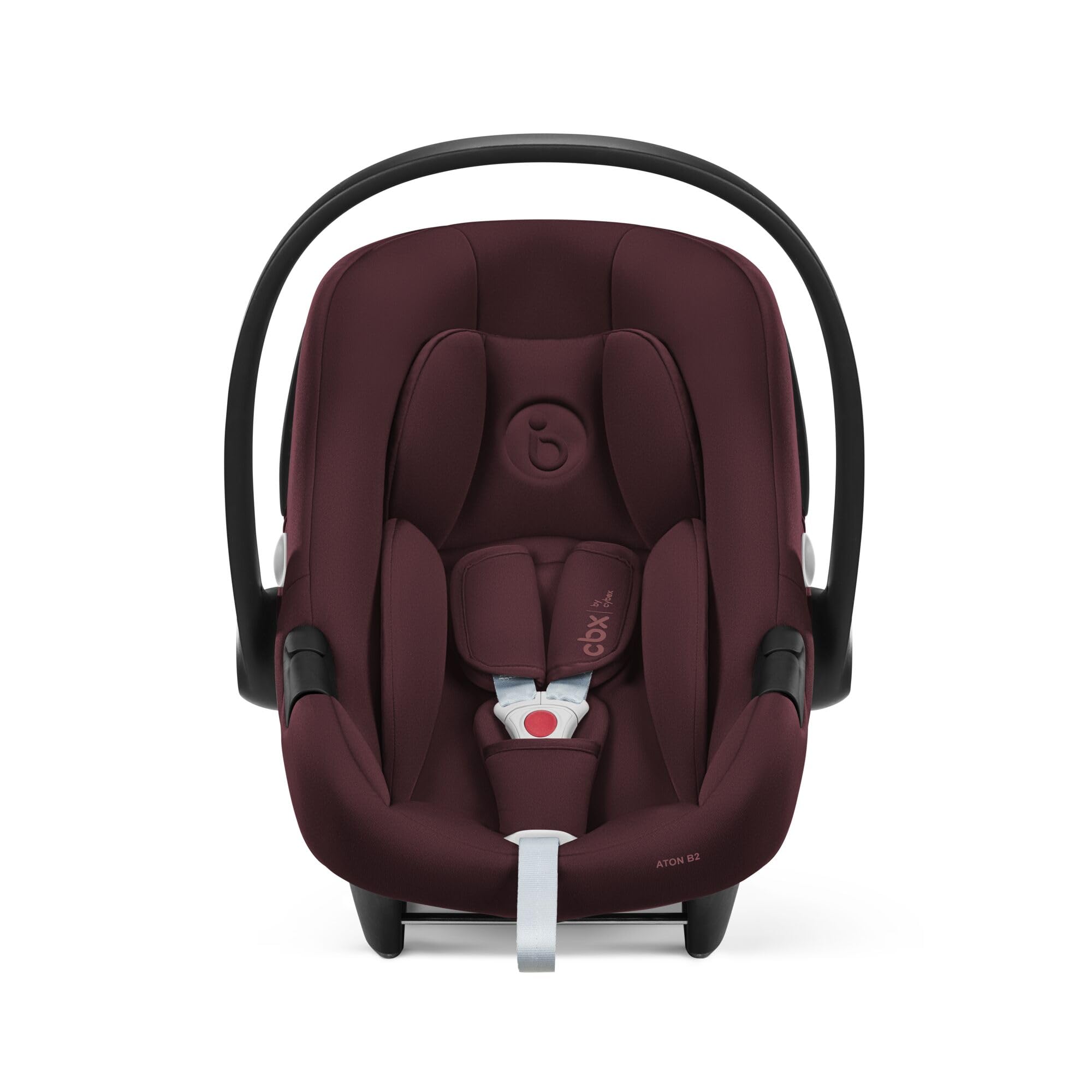 CYBEX Coque Aton B2 i-Size, De la naissance à environ 24 mois, Max. 13 kg, Coussin Réducteur pour Nouveau-né inclus, Compatible SensorSafe, Dynamic Red