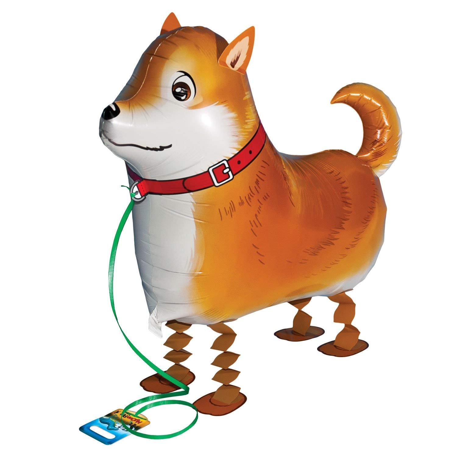 Kopper-24 Airwalker Balloon Dog 2 - Running Dog Balloon Animal Helium Walking Foil Balloon Decoration for Children Birthday Party Wedding Children Gift JGA Decoration Animal Balloons Running
