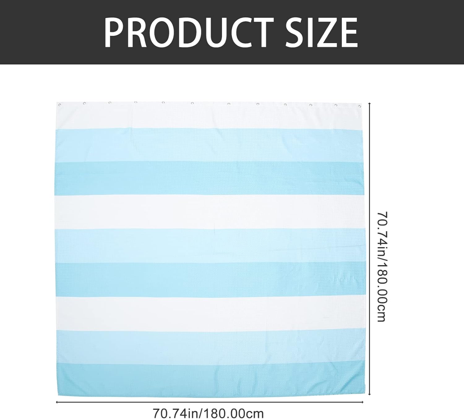 Cabilock 1 Set Waterproof Shower Curtain Waffle Bath Curtain Bathroom Curtain Shower Drape Bathing Curtain Decorative Shower Curtain Waffle Shower Curtain Polyester Liner 12c Thicken