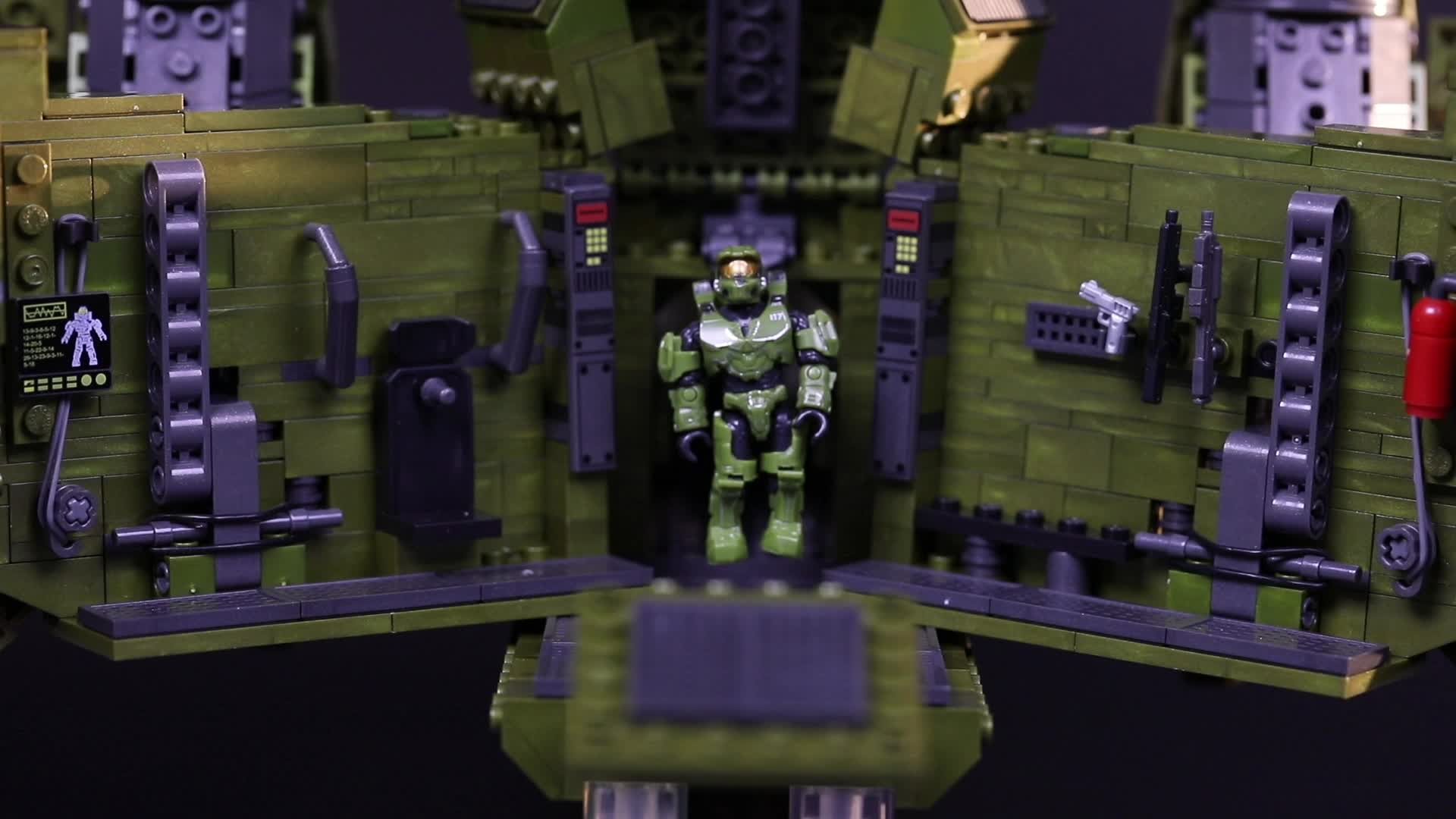 MEGA Construx GNB28 - Halo Infinite UNSC Pelican-Flugschiff, mit 2024 Bausteinen, Spielzeug ab 10 Jahren – Bild 8