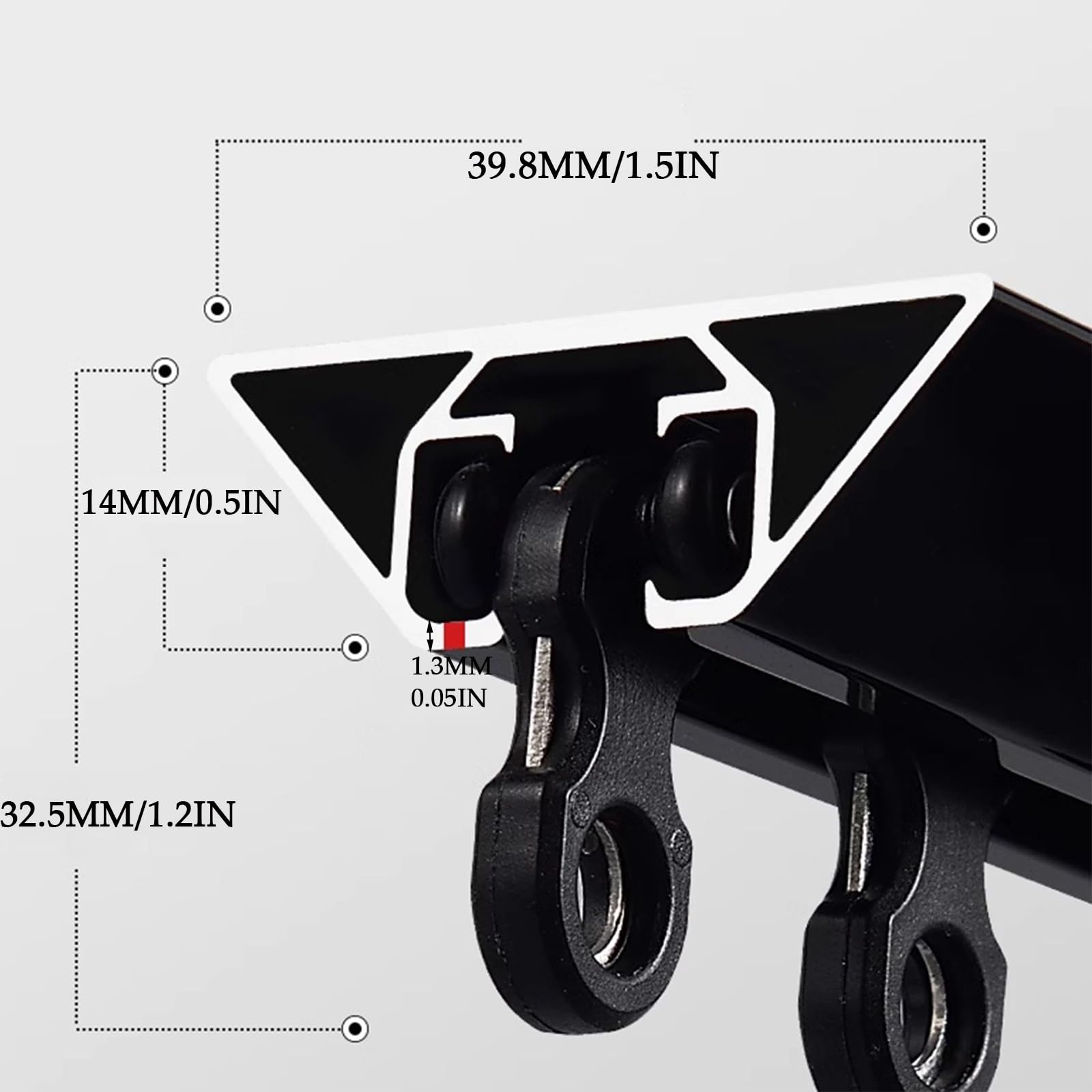 Tringle à rideau de plafond, séparateur pour séparation de pièces, rail de rideau mural, support de plafond, design flexible et durable (noir, 530 cm)