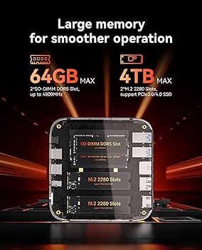 Amazon.com: ACEMAGICIAN Matrix Mini M1 Mini Gaming PC AMD