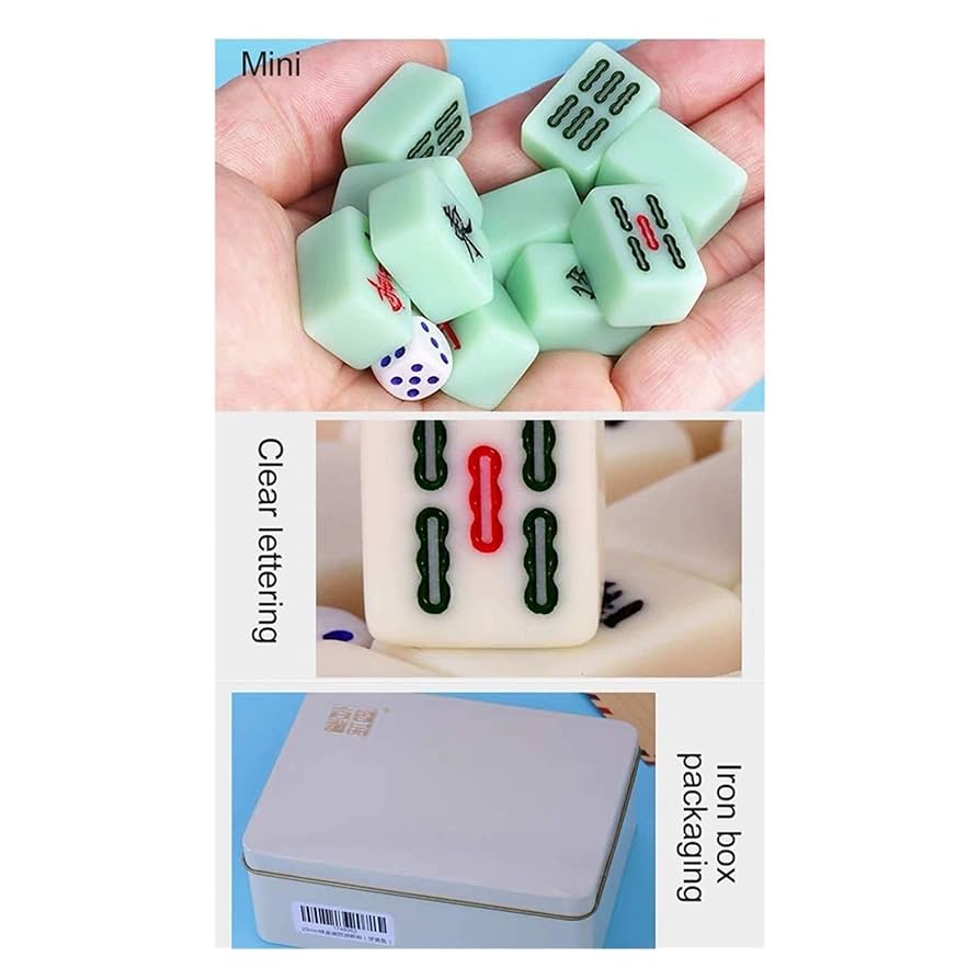 麻雀牌ミニ Amazon.co.jp: 麻雀牌 ミニ144麻雀タイルセットトラベルボード