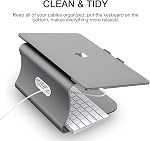 Laptop Stand Aluminum Cooling Computer Stand Holder for Apple MacBook Air Pro 11-16" Notebooks