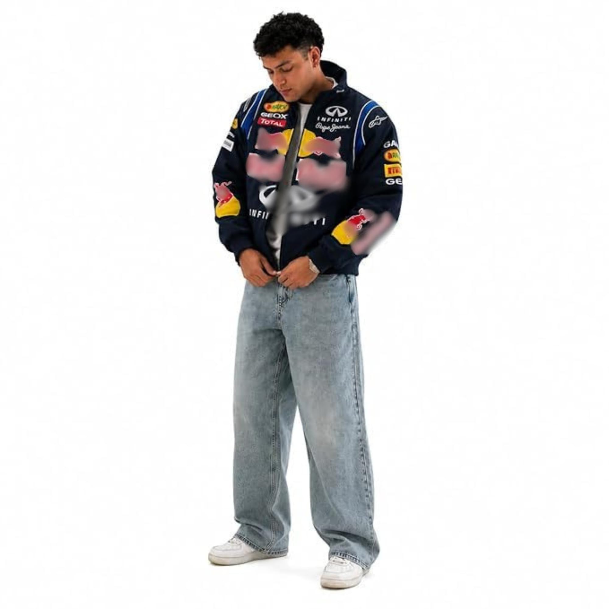 Unisex Racing Embroidered Bomber Jacket for Men & Women-picture-14