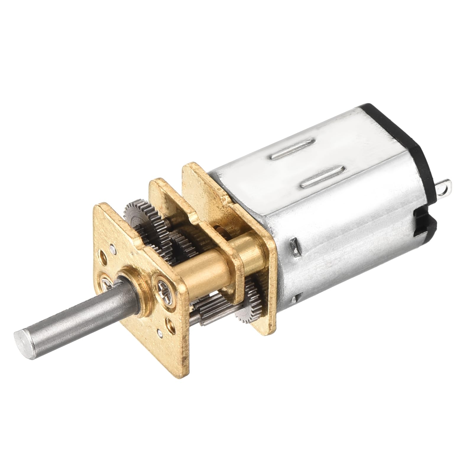 DMiotech 12V 850RPM Rated Torque 10 Output Shaft Length 10mm Micro DC Speed Reduction Motor Mini Metal Gearbox Motor for RC Car Robot Model DIY RC Toys Engine