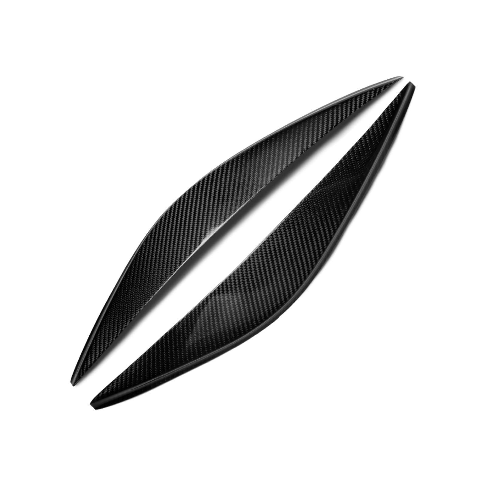 Paupières de phares en fibre de carbone pour Ford Fiesta MK6 look sport