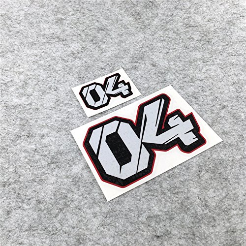 DXYMOO Andrea Dovizioso 04 Car Styling Moto GP Racing Motocycle Helmet auto Window